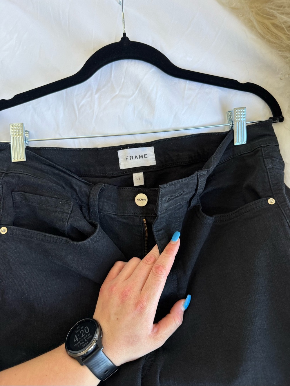 Frame Denim | The Lounge Joggers - Solid Black - Picture 7 of 7